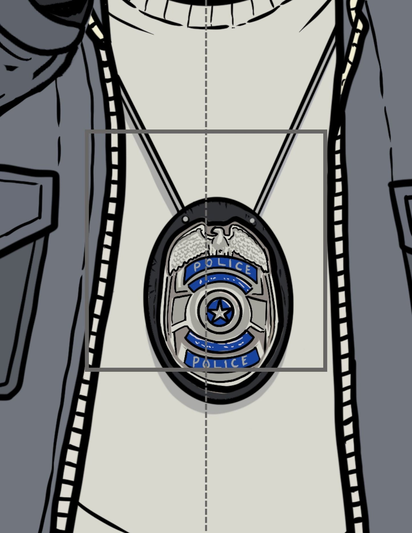 gun range target police officer
