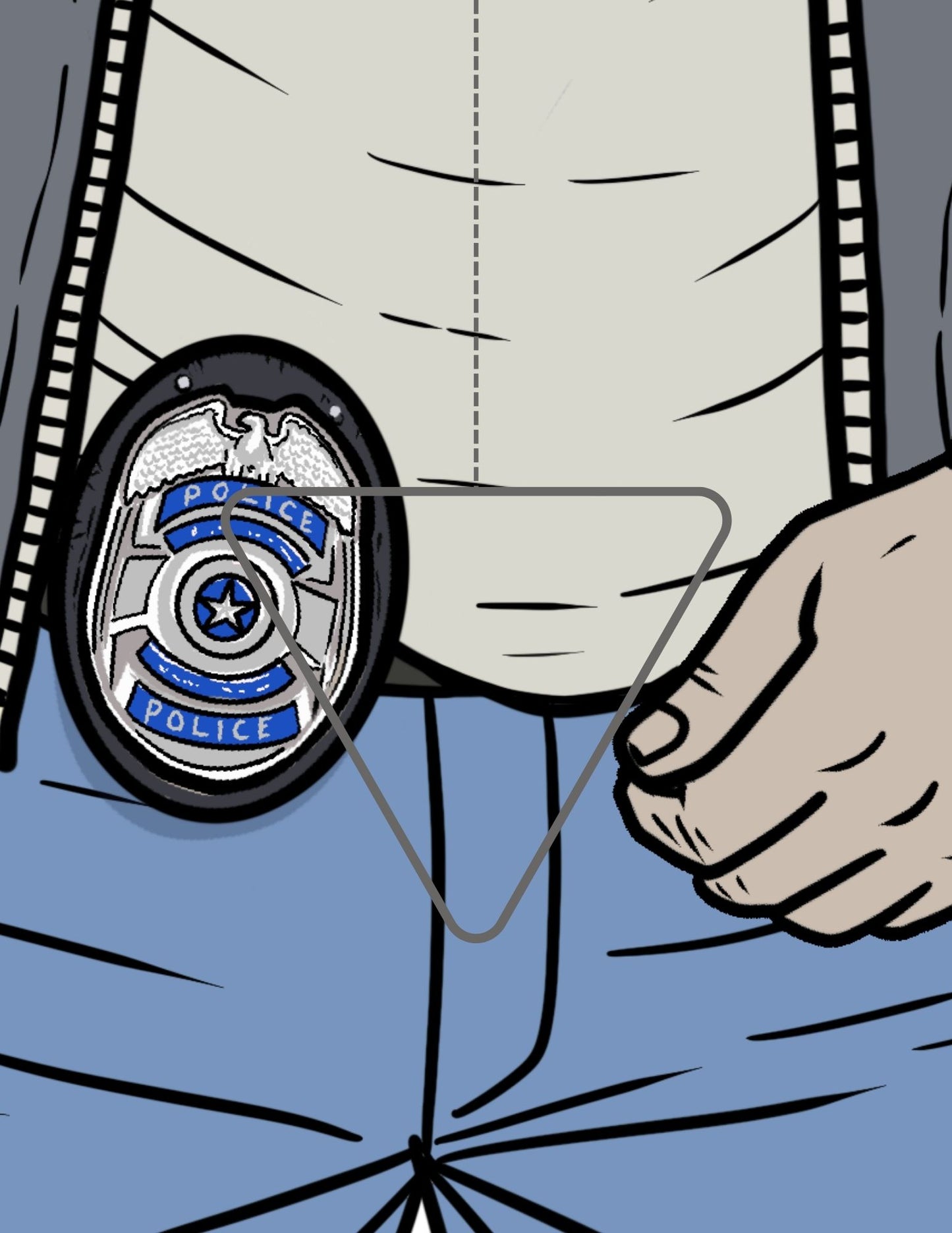 gun range target with badge