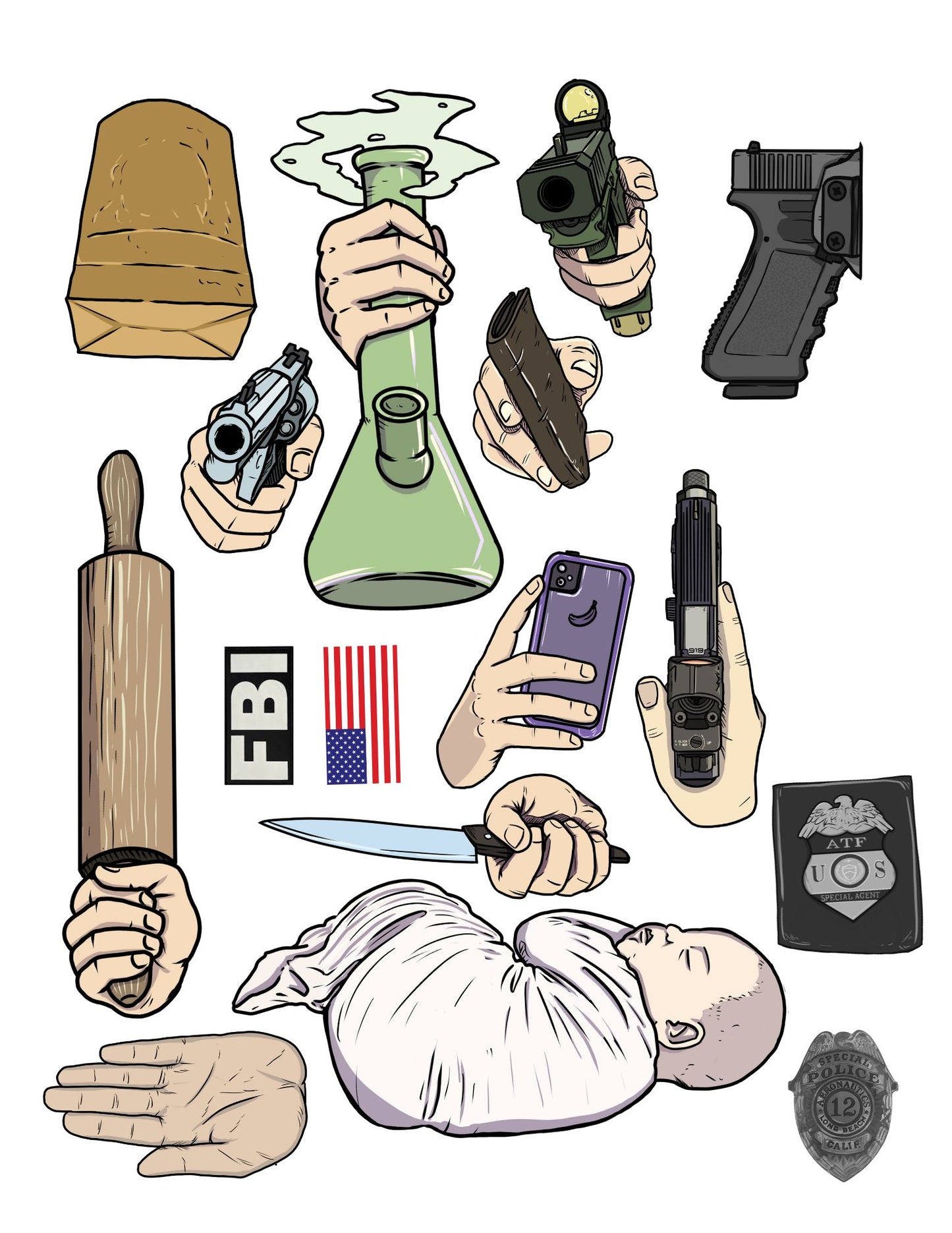 Shoot No Shoot Cutouts