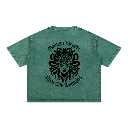 Mineral Wash Boxy Cotton T-Shirt