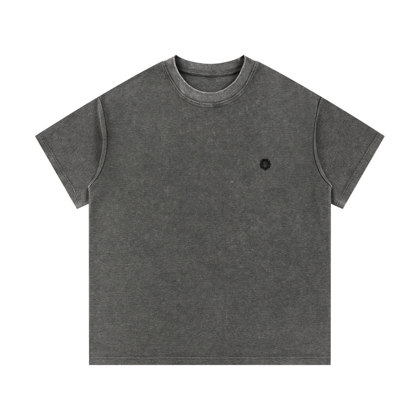Mineral Wash Waffle Knit T-Shirt