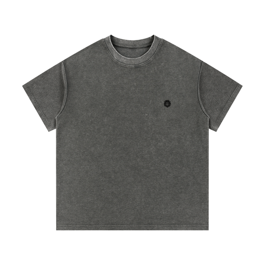 Mineral Wash Waffle Knit T-Shirt