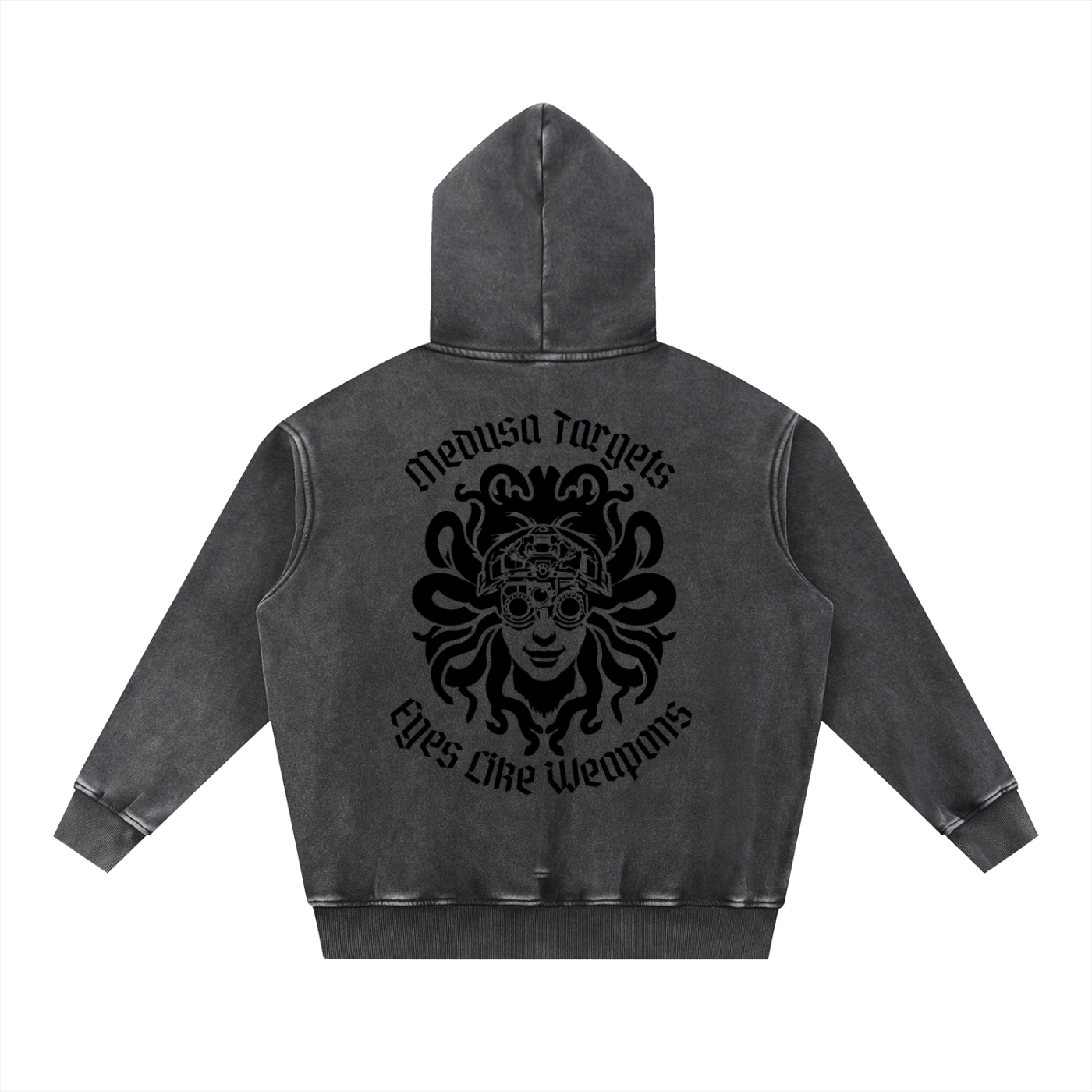 Snow Wash Fleece Oversize Hoodie