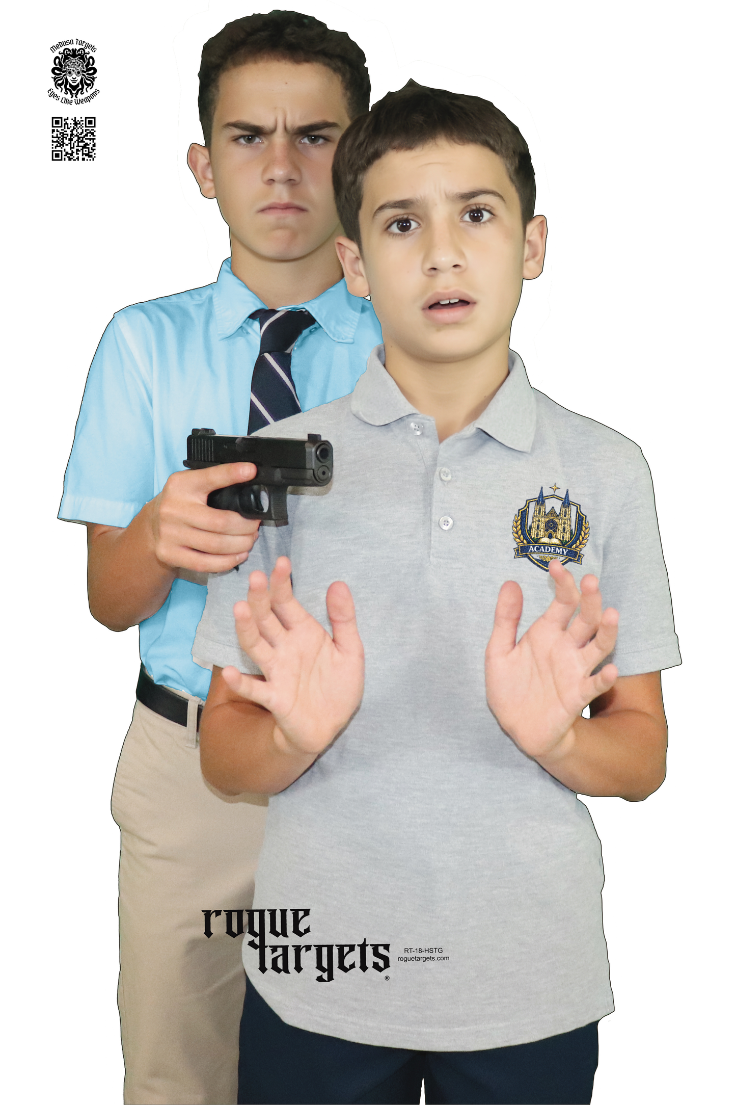 funny gun range target