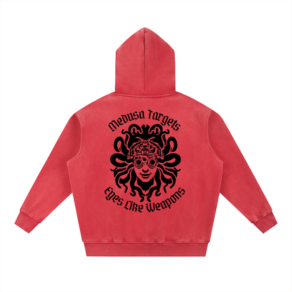 Snow Wash Fleece Oversize Hoodie