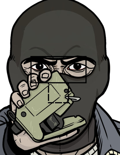 gun range target holding detonator