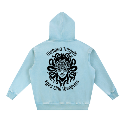 Snow Wash Fleece Oversize Hoodie
