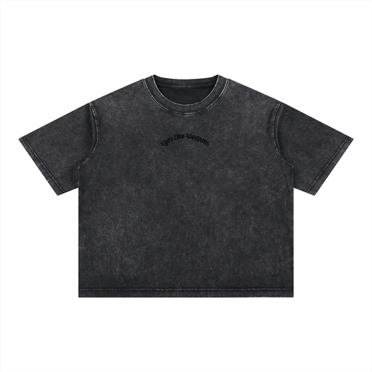 Mineral Wash Boxy Cotton T-Shirt