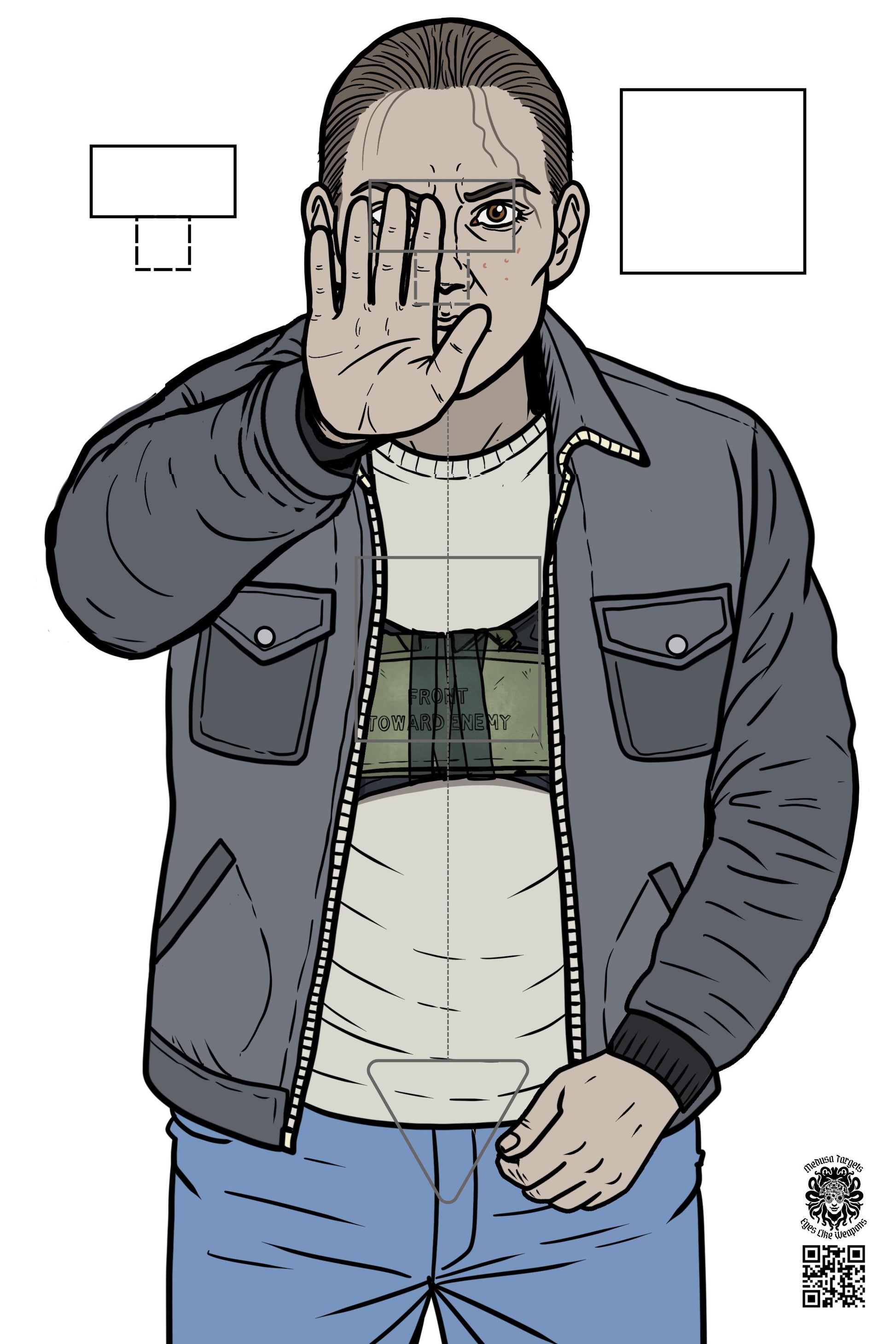 shoot no shoot sofmat cutout target