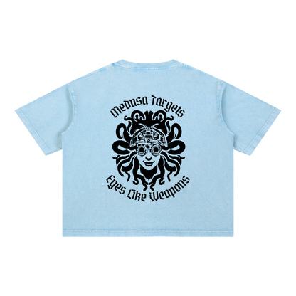 Mineral Wash Boxy Cotton T-Shirt