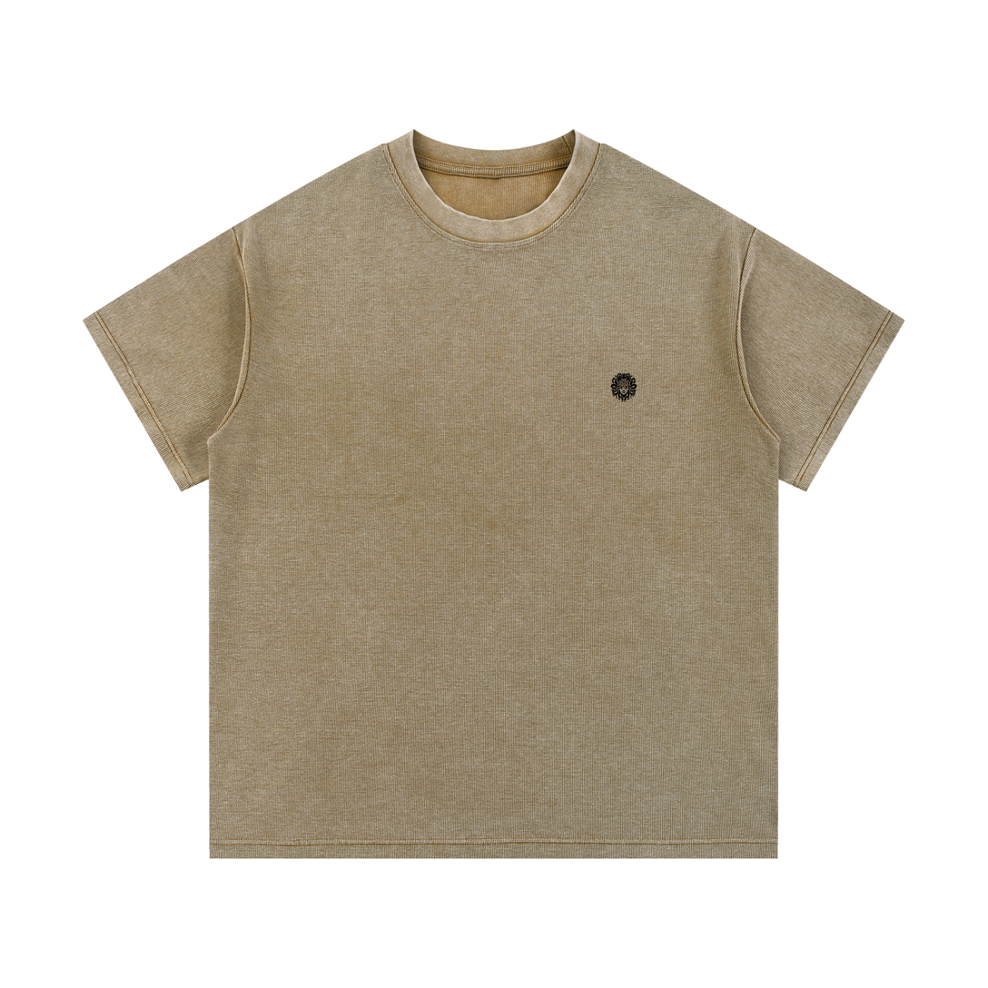 Mineral Wash Waffle Knit T-Shirt