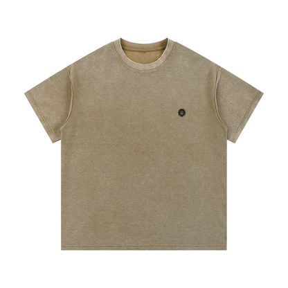 Mineral Wash Waffle Knit T-Shirt