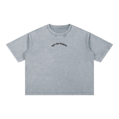 Mineral Wash Boxy Cotton T-Shirt