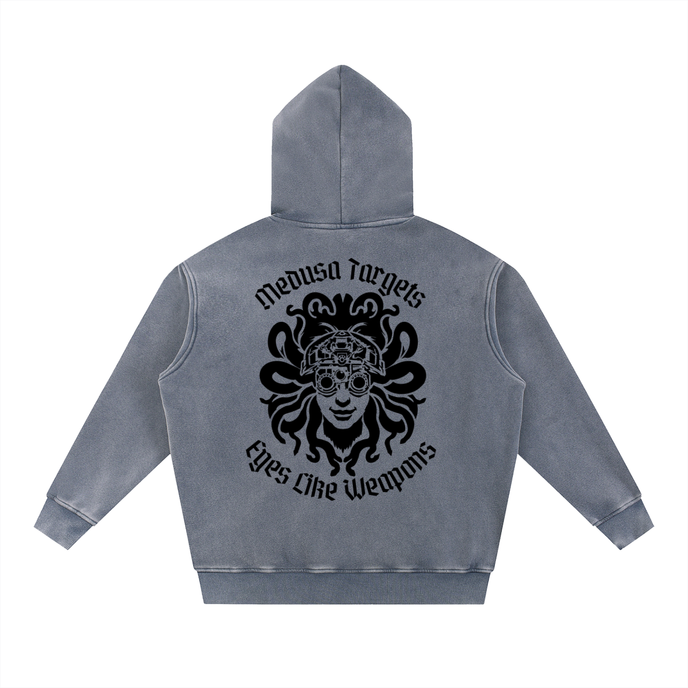Snow Wash Fleece Oversize Hoodie
