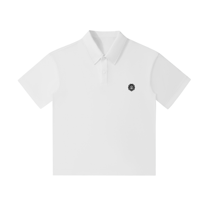 Drop Shoulder Short-Sleeve Polo