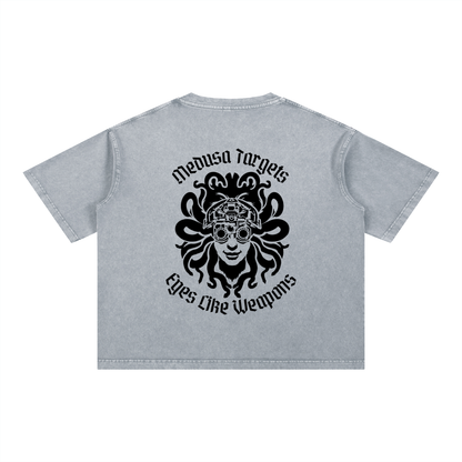 Mineral Wash Boxy Cotton T-Shirt