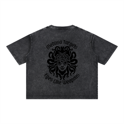 Mineral Wash Boxy Cotton T-Shirt