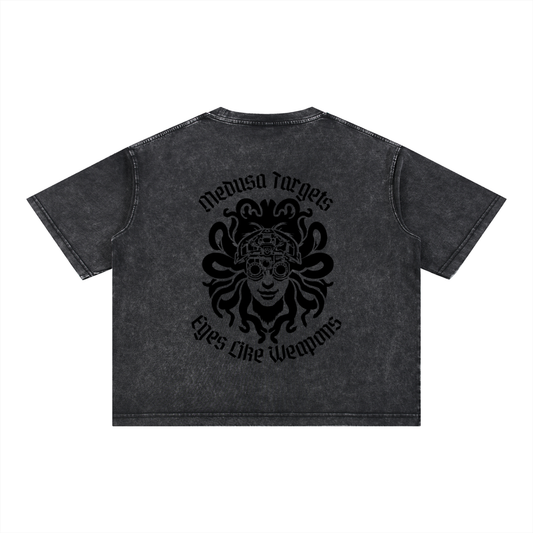 Mineral Wash Boxy Cotton T-Shirt