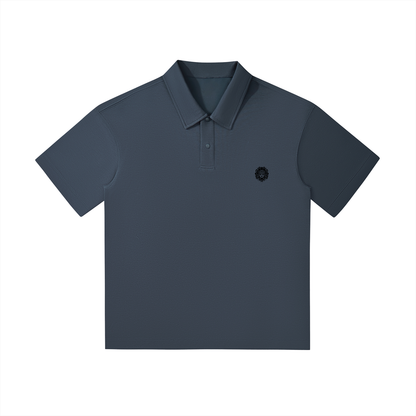 Drop Shoulder Short-Sleeve Polo